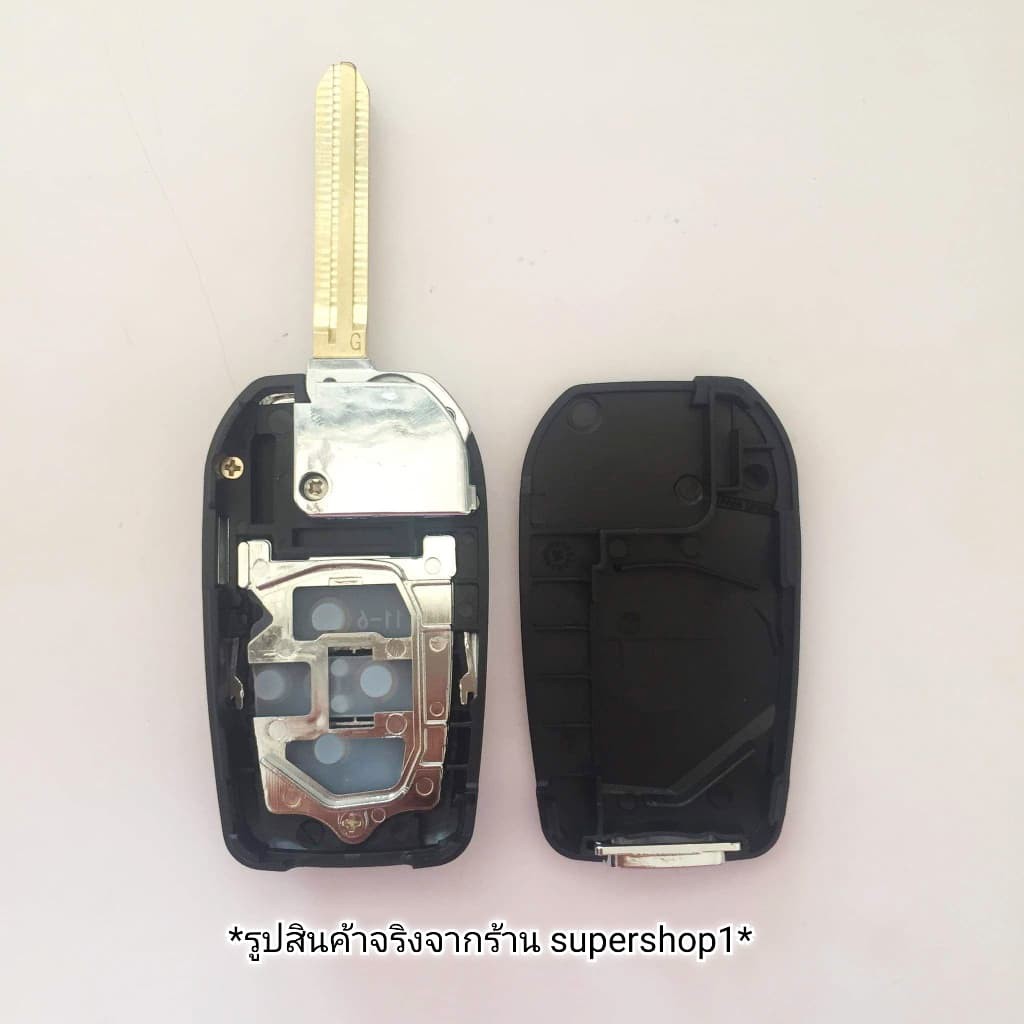 กรอบกุญแจรีโมทพับโตโยต้า Toyota Vigo, Fortuner, Altis, Avanza, Innova แบบ 3 ปุ่ม T3 - รูปที่ 5