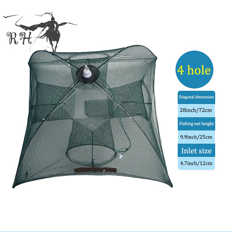 Fish Nets For Fishing Collapsible Fishing Basket - 60x13 Inch Nylon ...