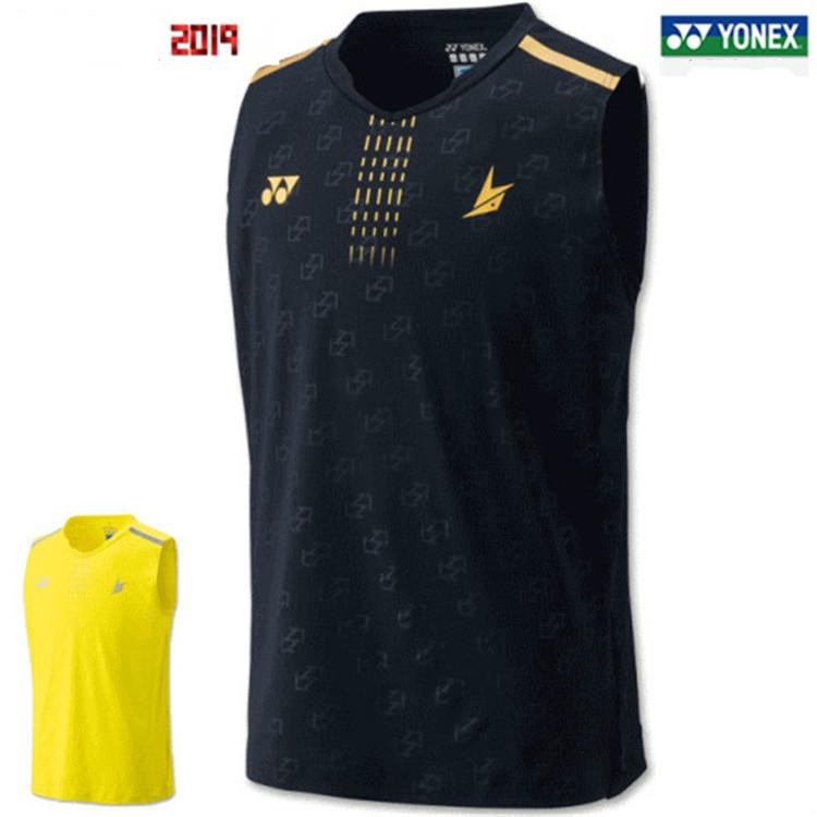 2024 Yonex New Lin Dan Badminton Jersey Men and Women Compitition Breathable Quick Dry tank Sports Shirts