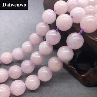 2A Kunzite ลูกปัด 6-10 มิลลิเมตรรอบธรรมชาติหลวมหินลูกปัด Diy…