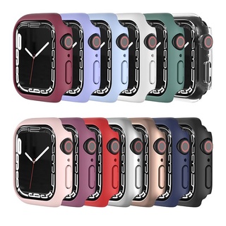 ใหม่!!! หน้าปัดพร้อมกระจก สำหรับ  Apple watch Series 7 case ขนาด 41 / 45 mm