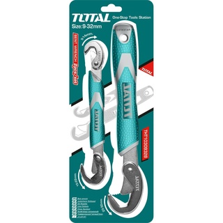 Total ประแจอเนกประสงค์ 2 ตัวชุด รุ่น THT10309328 ( Bent Wrench )