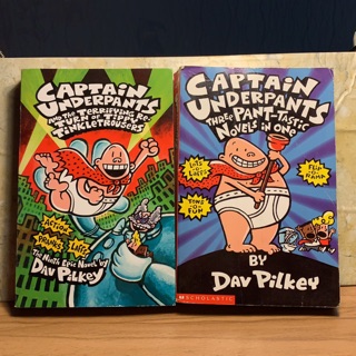 Captain Underpants by Dav Pilkey ปกอ่อน ,ปกแข็ง