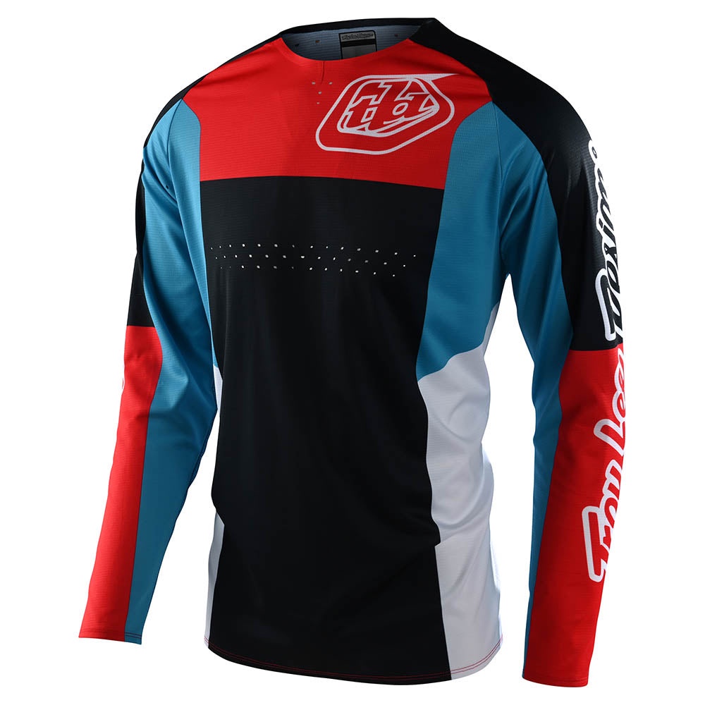 COD ในสต็อก 2022 ฤดูร้อน TLD ผู้ชายแขนยาวเสื้อวิบากเสื้อแข่งเสื้อเจอร์ซีย์นักปั่น
