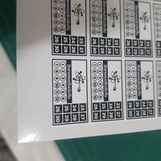สติกเกอร์เปลือกไข่ขาวนวล