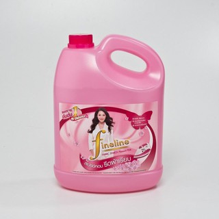 ✨ขายดี✨ ไฟน์ไลน์ น้ำยารีดผ้าเรียบ สีชมพู 3000 มล. Fineline Ironing Smooth Pink 3000 ml