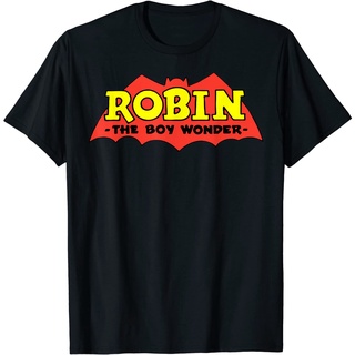 เสื้อยืดครอปเสื้อยืด พิมพ์ลายโลโก้การ์ตูน Robin The Wonder Clic สไตล์เกาหลี ระบายอากาศ สวมใส่สบายS-5XL