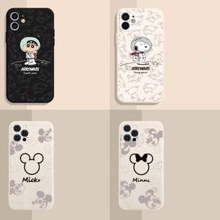 เคส Redmi Note 12 11 11S 10 10S 9 9S 8 7 Pro Xiaomi MI Note12 4G 5G Note11 Note10 Note9 Note8 Note7 Cartoon Mouse Snoopy Protect Camera Soft Case