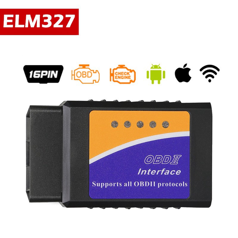 เครื่องสแกนเนอร์วินิจฉัยรถยนต์ elm327 wifi v2.1 obd2 elm327 wi-fi mini elm 327 v2.1 obdii ios