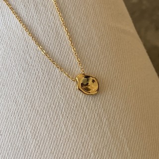 A.piece [stainless steel with 14K gold] สร้อยคอ Plate Necklace (200)