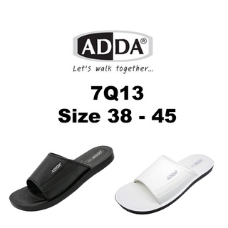 ✨ ADDA รองเท้าแตะ แบบสวม รุ่น 7Q13 นุ่มสวมใส่สบาย (ขาว ดำ/ Size 38-45)