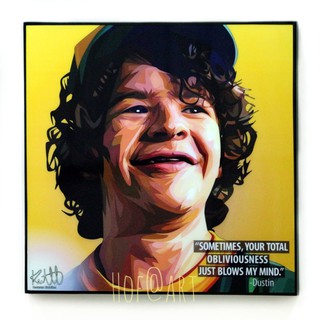 Dustin ดัสติน Stranger Things ซีรีย์ Netflix Series รูปภาพ​ติด​ผนัง​ pop art หนัง​ กรอบรูป​​ ของขวัญ​​ แต่งบ้าน โปสเตอร์