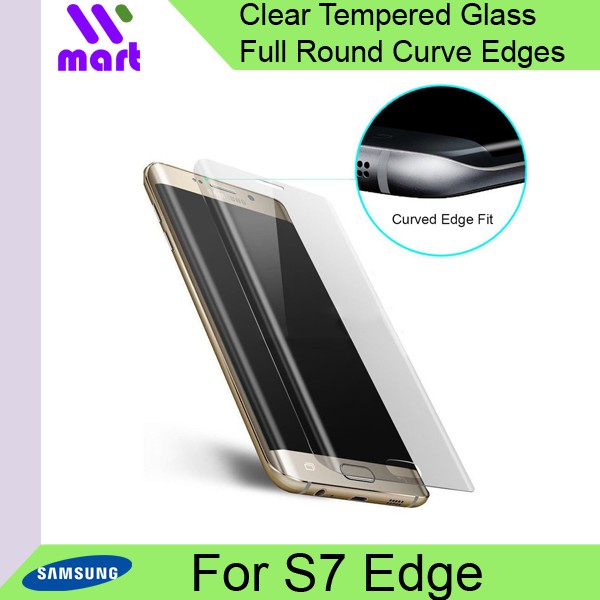กระจกนิรภัยกันรอยหน้าจอ (ใส) สําหรับ Samsung S7 Edge