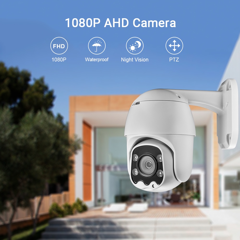 Hamrol HD 1080P PTZ AHD Speed Dome Camera IR Nightvision IP66 Waterproof Coaxial Control Outdoor CCTV