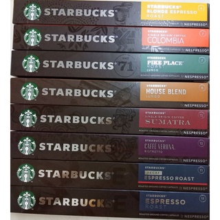 Starbucks Coffee Capsules by NESPRESSO 10 Capsules กาแฟแคปซูล สตาร์บัคส์ เนสเพรสโซ่ 1 กล่อง มี 10 แคปซูล
