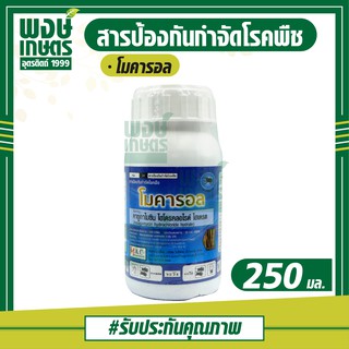 โมคารอล 250 ml. (คาซูกาไมซิน ไฮโดรคลอไรด์ ไฮเดรต)  ป้องกันกำจัดโรคใบกาบแห้ง ในข้าว สาเหตุจากเชื้อรา ( เชื้อรา ข้าว )