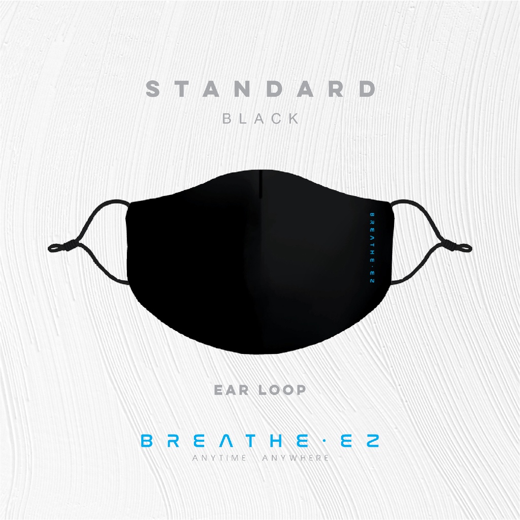 หน้ากากผ้า BREATHE EZ สีดำ