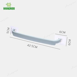 HANGROO H593 ราวแขวนผ้า ติดผนัง ไม่ต้องเจาะ กาวติดแน่น ทนทาน ติดตั้งได้ง่าย เคลื่อนย้ายสะดวก