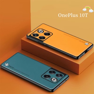 เคสโทรศัพท์มือถือหนัง ซิลิโคนนิ่ม ผิวด้าน หรูหรา สําหรับ OnePlus 10T 10 T Pro OnePlus 10Pro