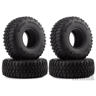 4Pcs 1.55" Soft Rubber Wheel Tires 1.55 Inch Tyre for RC Crawler Car D90 TF2 Tamiya CC01 LC70 LC80