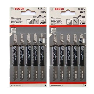 Bosch ใบเลื่อยจิ๊กซอว์ T 111 C - 10 ใบ
