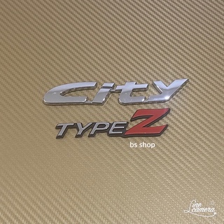 โลโก้ City type z ติดท้าย Honda ชุด 2 ชิ้น