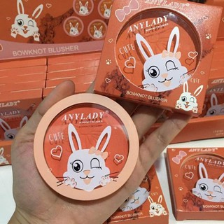 Anylady Bowknot Blusher บลัชออน  โทนสีสวย เม็ดสีแน่น