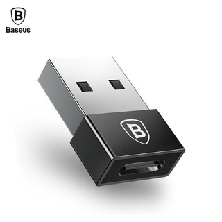 baseus usb male to type - c female 2 . 4 a อะแดปเตอร์แปลงสายเคเบิ้ล