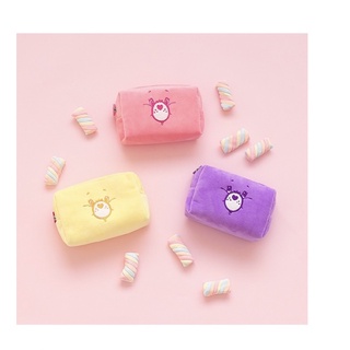 🍒พร้อมส่ง🧸 Daiso X Carebear กระเป๋าใส่เครื่องสำอาง