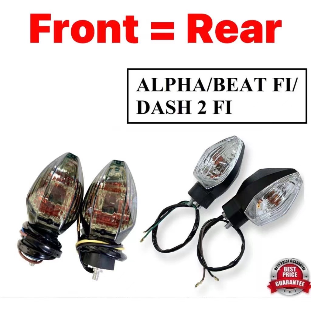 สัญญาณ RS150 W110 CX110 ALPHA DASH ควันไฟ CX WAVE-110 RS-150 Rs150R LAMPU REAR BELAKANG DEPAN RSX150