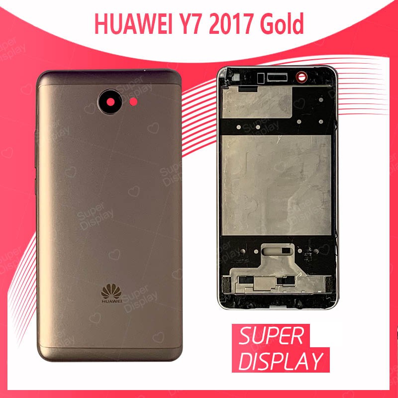 Huawei Y7 2017/Y7prime/TRT-LX2/TRT-L21a อะไหล่บอดี้ เคสกลางพร้อมฝาหลัง Body For huawei y7 2017 Super Display