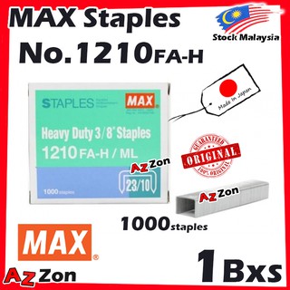 Max ลวดเย็บกระดาษ 3/8 นิ้ว 1210 FA-H / ML 23/10 MAX Staples 1210