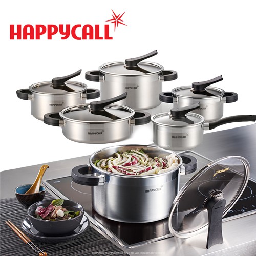 Happycall Stainless cooking Pots 25 Set / happy call korea induction