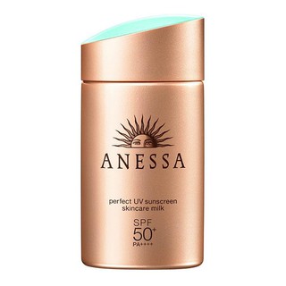 ANESSA Perfect UV Sunscreen Milk SPF50/PA+++ แอนเนสซ่า ครีมกันแดด สีทอง 60ml. (แพคเกจฉลากไทย)