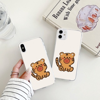 Little Tiger เคสไอโฟน 12 promax 8 พลัส cute iPhone 11 14 12 13 7 8 plus se2020  pro max phone case Xr Xs X max เคส นิ่ม