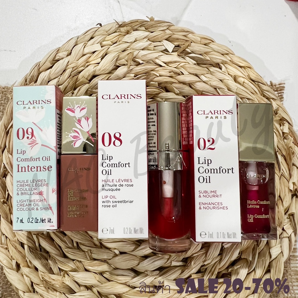 ป้ายไทยของแท้100แพ็จเกจใหม่Clarins Lip Comfort Oil 7 ml Lip comfort oil ...
