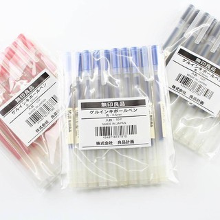 ✍ เครื่องเขียน ✍ ปากกาเจล ญี่ปุ่น Muji ที่ไม่ใช่การพิมพ์ปากกา Neutral เครื่องเขียนหมึกนักเรียนทดสอบปากกาน้ำสีดำ 0.38 / 0
