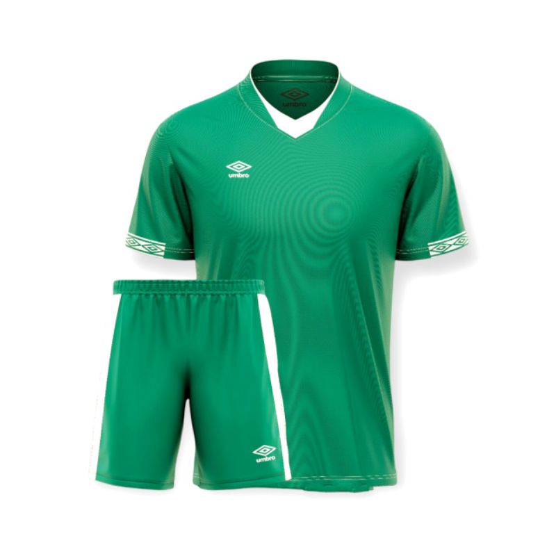 HIJAU UMBRO CLASSIC SERIES FUTSAL JERSEY ชุด UMBRO FOOTBALL JERSEY สีขาวทองขวดสีเขียวสีขาว