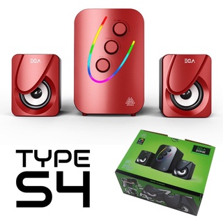 EGA TYPE S4 SPEAKER EGA (( ลําโพง)) RED