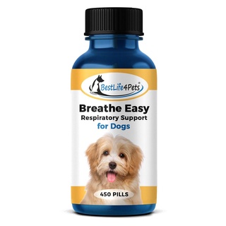 [กระปุก 450 เม็ด] DOG Breathe Easy อาหารเสริม สำหรับสุนัข ระบบทางเดินหายใจ