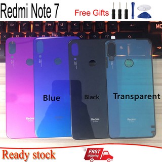 (Original) Body ฝาหลัง Xiaomi Redmi Note 7 ฝาครอบแบตเตอรี่แก้ว Redmi Note7