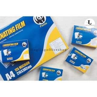 พลาสติกเคลือบบัตร ขนาด A4 125 ไมครอน 216*303 มม. แผ่นเคลือบบัตร แผ่นเคลือบ