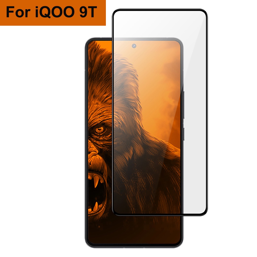 5PCS Full Curved Screen Protector สําหรับ iQOO 9T 6.78 "กระจกนิรภัยสําหรับ iQOO9T ป้องกัน Flim