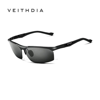 VEITHDIA อลูมิเนียมแมกนีเซียมแว่นสายตาผู้ชายแว่นตาโพลาไรซ์แว่นตาผู้ชาย 6589