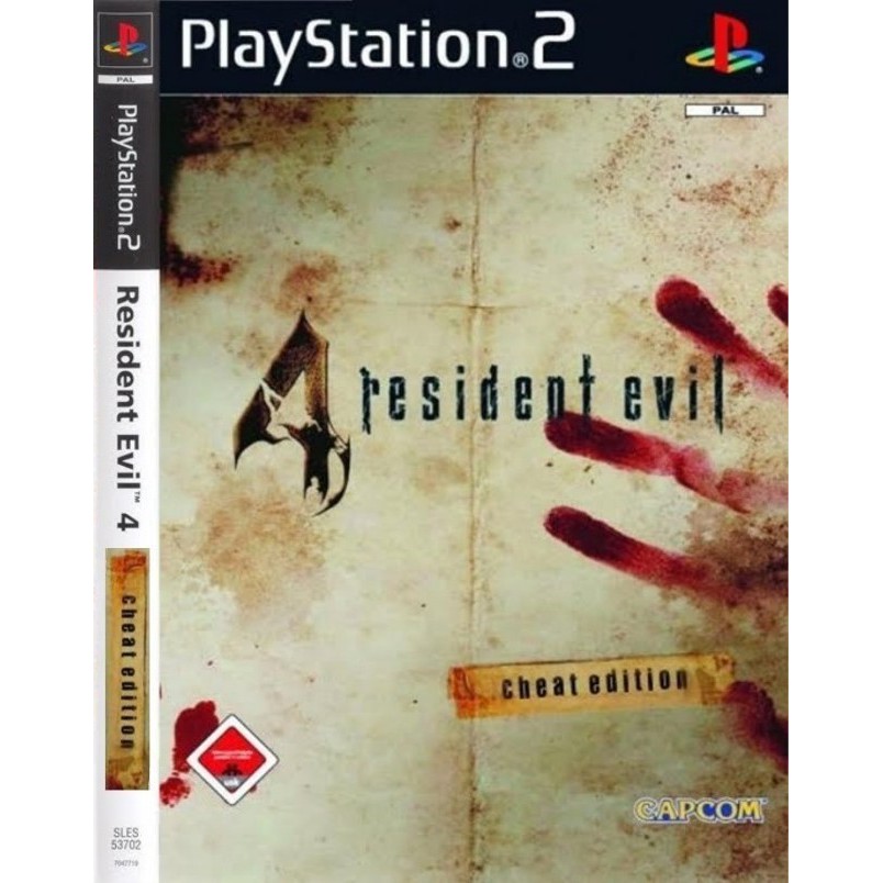 แผ่นเกมส์ Resident Evil 4 Cheat Edition พร้อมสูตรโกงนะครับ  เลือกเปิดหรือปิดสูตรได้ PS2 Playstation2 คุณภาพสูง ราคาถูก