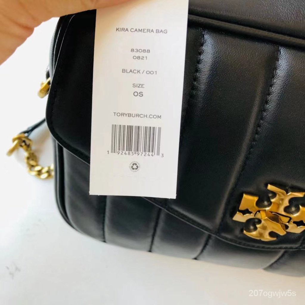 Tory Burch Kira Series Two-color nappa leather quilted camera bag chain bag  shoulder bag messenger bag | Shopee Thailand