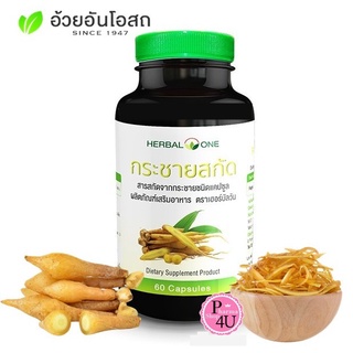 อ้วยอันโอสถ กระชายสกัด แคปซูล เฮอร์บัลวัน Herbal One 60 แคปซ…