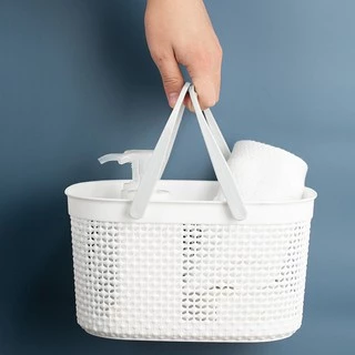 Goody Home ตะกร้า ทรงสี่เหลี่ยม แบบมีหูหิ้ว ไม่มีฝาปิด ใส่ของอเนกประสงค์