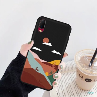 เคสโทรศัพท์มือถือ TPU เนื้อแมตต์ กันกระแทก ลายทิวทัศน์สวยงาม สําหรับ Redmi 9A 9 Xiaomi Redmi 5 Plus 8 8A 7 7A Redmi 6 6A 5 5A 4A 4X M080