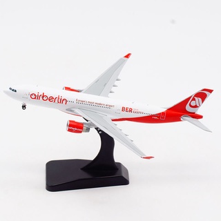 โมเดลเครื่องบิน JC wings 1:400 Berlin Airlines Airbus A330-200 วัสดุอัลลอย